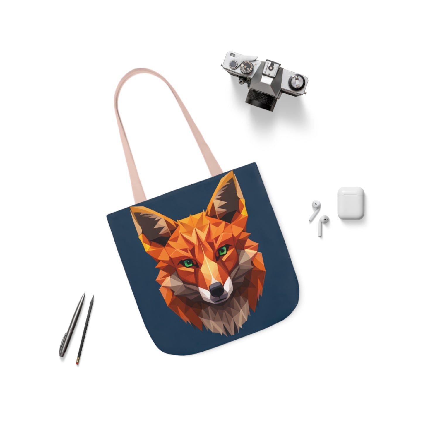 Fox Tote Bag, 5-Color Straps